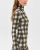 Norma Kamali Norma Kamali Slim Fit Long Sleeve Turtle Top BARK BOX PLAID - 4