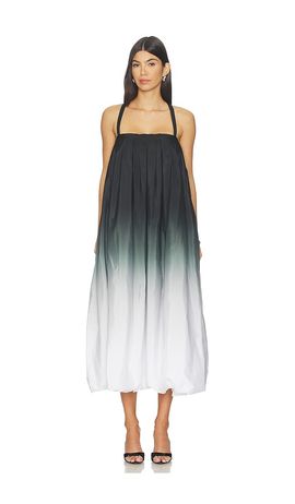 Norma Kamali Norma Kamali Strap Bubble Dress To Midcalf
