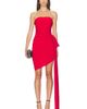 Norma Kamali Norma Kamali Strapless Diana Mini Dress With Bow - 1
