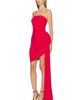 Norma Kamali Norma Kamali Strapless Diana Mini Dress With Bow - 2