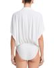 Norma Kamali Norma Kamali Super Os Boyfriend Neck Shirt Bodysuit - 4