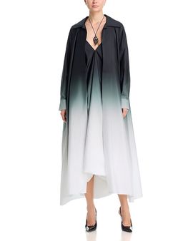 strapless open back dress Norma Kamali Plaid Gauze Wrap Dress – Recess main image 0