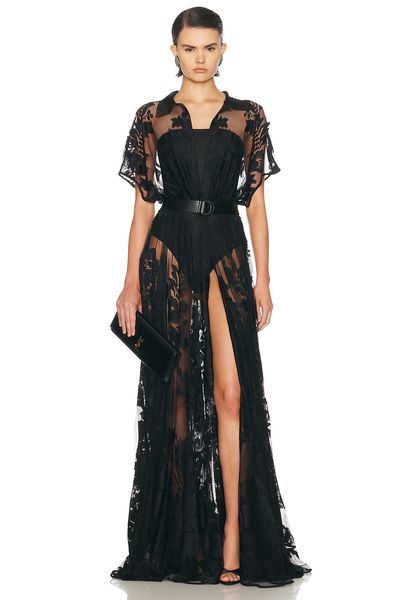 Norma Kamali Norma Kamali Super Oversized Sleeveless Boyfriend Shirt