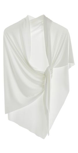 Norma Kamali Norma Kamali Triangle Scarf 54 Snow White One