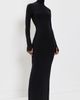 Norma Kamali Norma Kamali Turtle Maxi Dress Black - 3