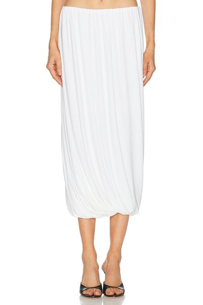 Norma Kamali Norma Kamali Twist Midcalf Skirt