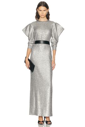 Norma Kamali Norma Kamali Wing Sleeve Gown