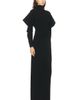 Norma Kamali Norma Kamali Wing Sleeve Open Back Bow Neck Gown - 2