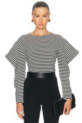 Norma Kamali Norma Kamali Wing Sleeve Top