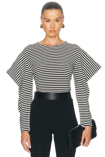 Norma Kamali Norma Kamali Wing Sleeve Top