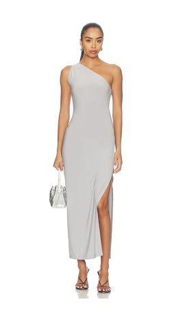 Norma Kamali Norma Kamali x Lifestyle One Shoulder Long Dress