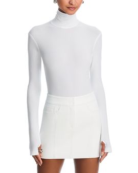 Norma Kamali Normal Kamali Turtleneck Long Sleeve Bodysuit