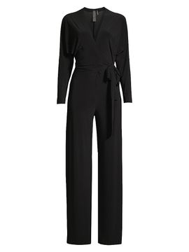 Norma Kamali Women's Dolman Wrap Jumpsuit