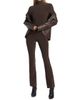 Norma Kamali Women's High-Waisted Boot-Cut Pants - 2
