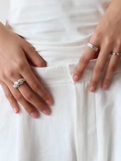 NORMALLEE Sterling Silver Cloud Ring [Silver]