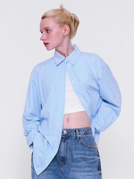 normniq normniq Over Sized London Stripe Shirt