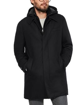 Norwegian Wool Norwegian Wool Down Filled Euro Coat With Removable Hood