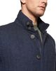 Norwegian Wool Norwegian Wool Down Filled Wool & Cashmere Herringbone Car Coat - 4