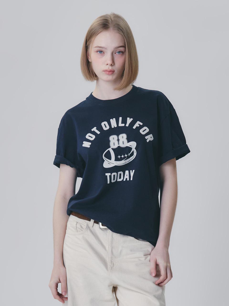 NOT ONLY FOR TODAY Planet88 Short Sleeve T-Shirt [Navy]