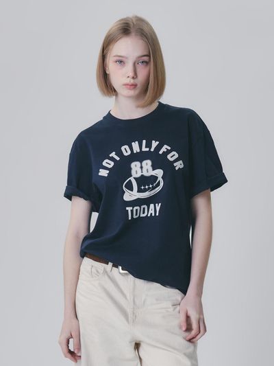 NOT ONLY FOR TODAY Planet88 Short Sleeve T-Shirt [Navy]
