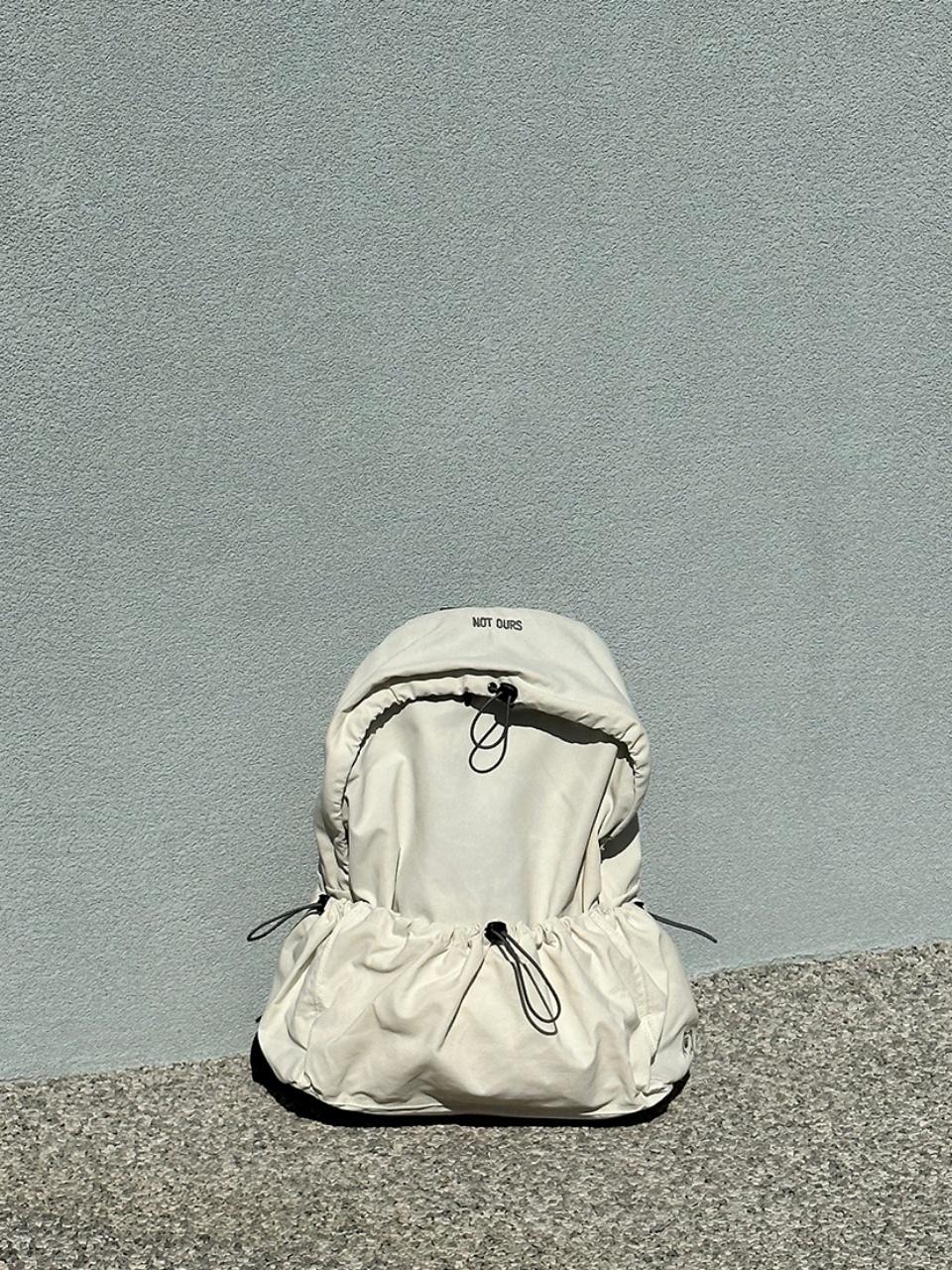 NOT OURS 100% Recycled Nylon Backpack [Light Brown]