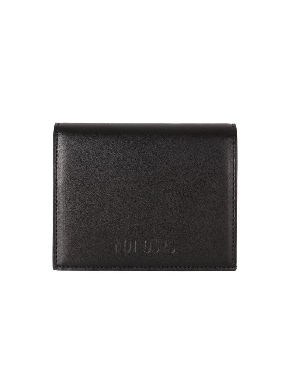 NOT OURS Apple Square Wallet [Black]