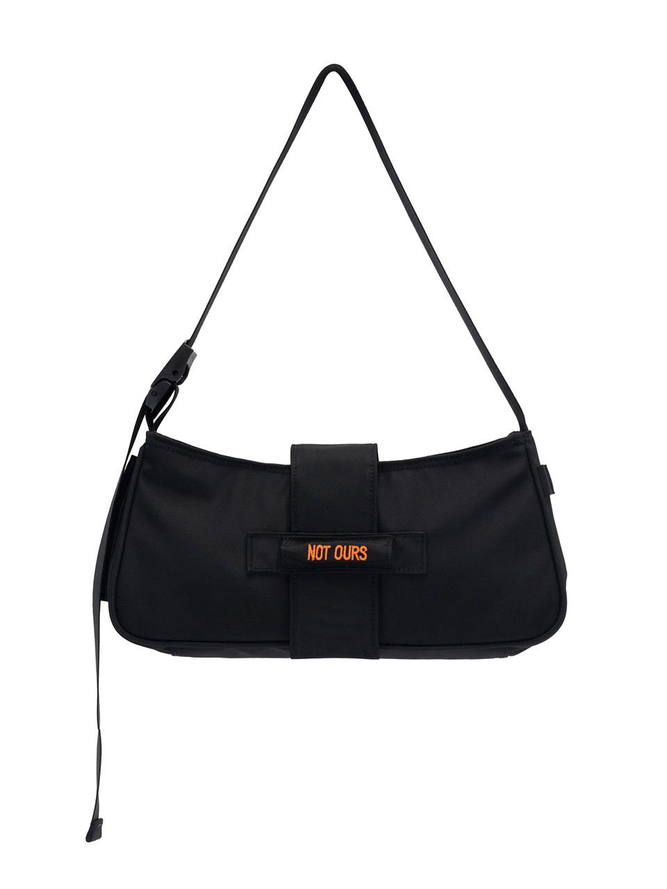NOT OURS Recycled Nylon Utility Mini Bag [Black]