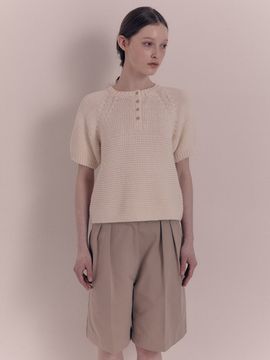 NOTHING WRITTEN Heritage Bermuda Pants_Camel