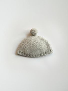 NOTHING WRITTEN Knit Beanie_Gray