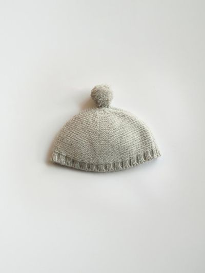 NOTHING WRITTEN Knit Beanie_Gray