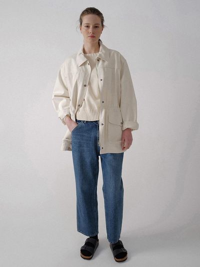 NOTHING WRITTEN Labo Straight Cotton Denim_Blue