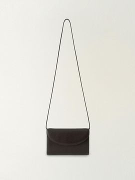 NOTHING WRITTEN Lambskin Envelope Mini Bag [Dark Brown]