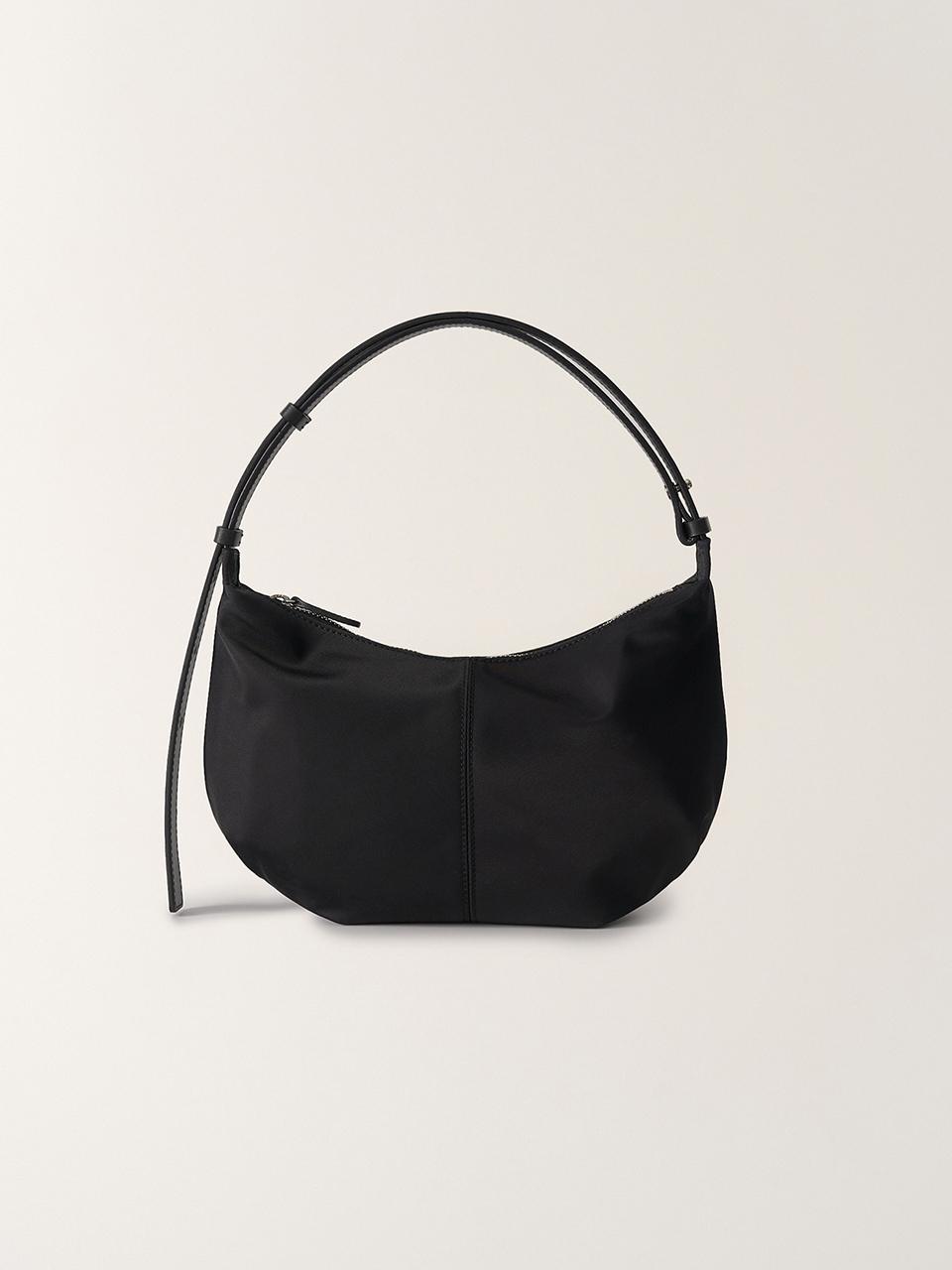 NOTHING WRITTEN Lightweight Adjustable Nylon Mini Bag [Black]