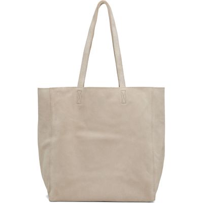 Nothing Written Nothing Written Beige Cou Suede Shopper Tote