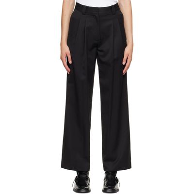 Nothing Written Nothing Written Black Frame Wool Trousers