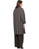 Nothing Written Nothing Written Brown Balmacaan Coat - 3