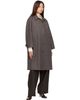 Nothing Written Nothing Written Brown Balmacaan Coat - 4
