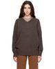 Nothing Written Nothing Written Brown Carna V-Neck Sweater - 1