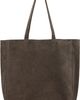 Nothing Written Nothing Written Brown Cou Suede Shopper Tote - 1