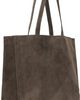 Nothing Written Nothing Written Brown Cou Suede Shopper Tote - 3