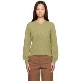 Nothing Written Nothing Written Green Marsh V-Neck Pullover Sweater