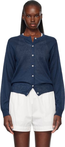 Nothing Written Nothing Written Navy Rola Linen Cardigan