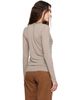Nothing Written Nothing Written Taupe Aima Wool Long Sleeve T-Shirt - 3