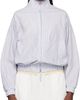 Nothing Written Nothing Written White & Gray Panny Harrington Jacket - 1