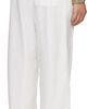 Nothing Written Nothing Written White Lazy Cotton Drawstring Lounge Pants - 3