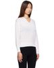 Nothing Written Nothing Written White Sane V-neck Sweater - 2
