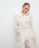 Noughts & Kisses Noughts & Kisses extreme ruffles chiffon blouse in cream - part of a set-Neutral - 1
