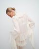 Noughts & Kisses Noughts & Kisses extreme ruffles chiffon blouse in cream - part of a set-Neutral - 2