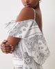 Noughts & Kisses Noughts & Kisses off shoulder mini dress in white bandana print - 4