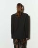 Noughts & Kisses Noughts & Kisses tailored shoulder pad blazer in black - 4